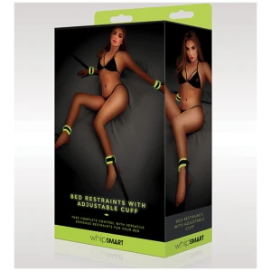 Whip Smart Glow In The Dark Bed Restraints W/adjustable