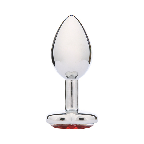 Whipsmart Heartbreaker Heart Crystal Butt Plug - Red - Image 2