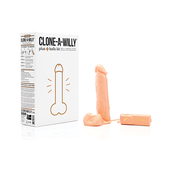 Clone-A-Willy Plus+ Balls Kit - Light Skin Tone - Image 2