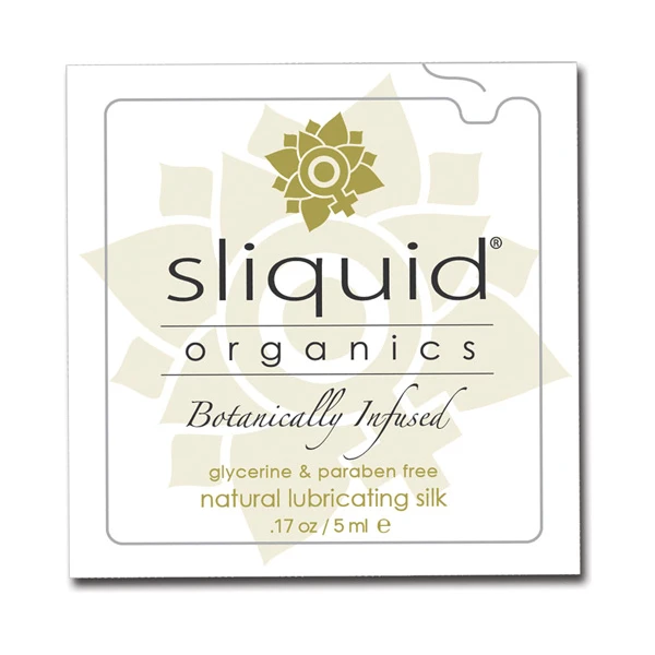 Sliquid Organics Silk Lubricant - .17 oz Pillow