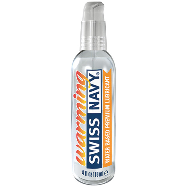 Swiss Navy Warming Water Based Lubricant - 4 oz