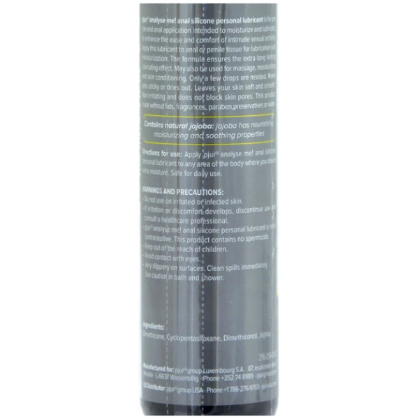 Pjur Analyse Me Silicone Personal Lubricant - 100 ml Bottle - Image 2