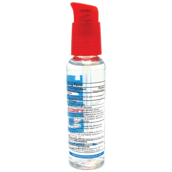 Anal Glide Extra Anal Lubricant & Desensitizer - 2 oz Pump Bottle - Image 2