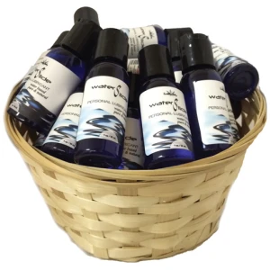 Earthly Body Waterslide Personal Lubricant w-Carrageenan - 1 oz Bottles Basket of 30