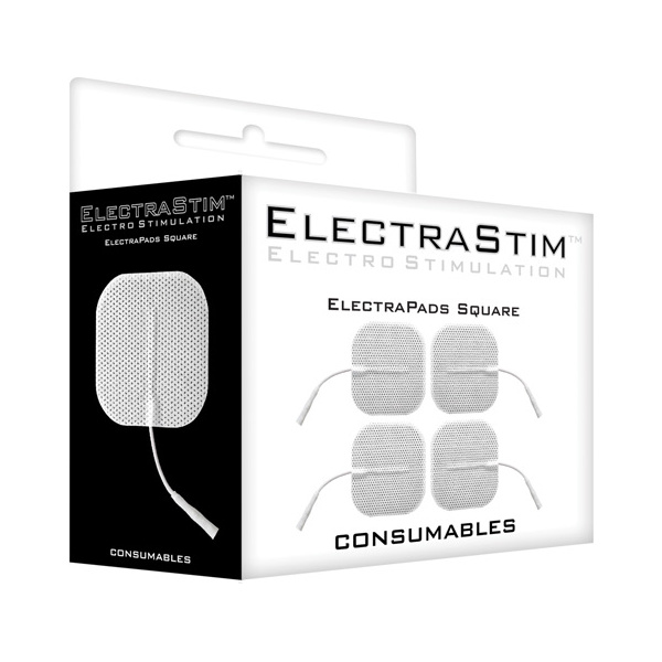 ElectraStim Accessory - Square Self Adhesive Pads (Pack of 4)