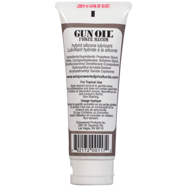 Gun Oil Force Recon Hybrid Silicone Based Lube - 3.3 oz Tube - Image 2