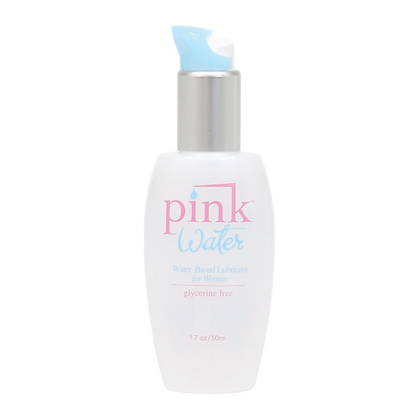 Pink Water Based Lubricant - 4 oz Bottle w-Pump