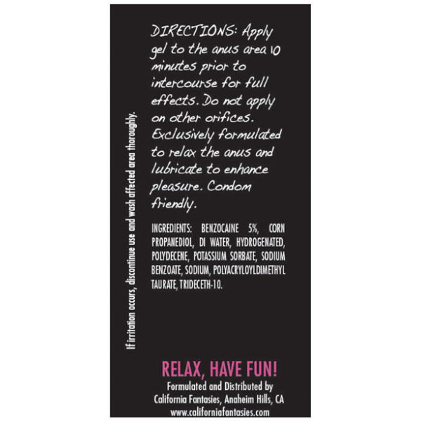 Dare Anal Desensitizing Cream - .5 oz Tube Boxed - Image 2