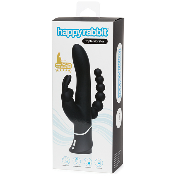 Happy Rabbit Triple Curve - Black