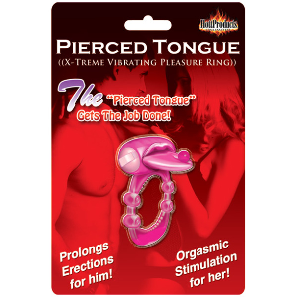 Pierced Tongue X-treme Vibrating Pleasure Ring