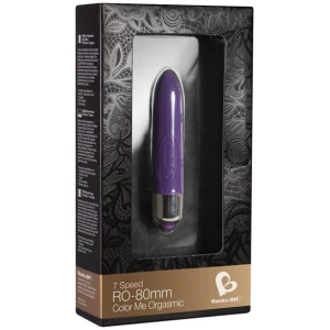 Rocks Off Color Me Orgasmic Colored RO-80 mm Bullet - 7 Speed Color Changing