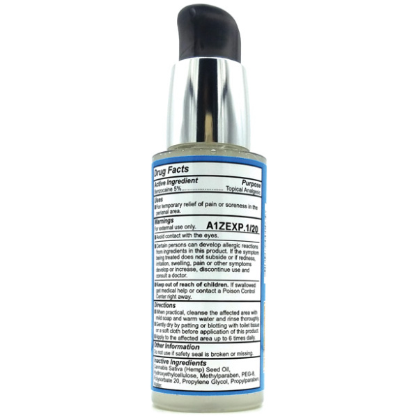 Butt Eze Desensitizing Lubricant w-Hemp Seed Oil - 2 oz - Image 2