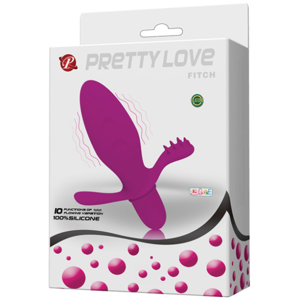 Pretty Love Fitch Anal Vibrator - Fuchsia