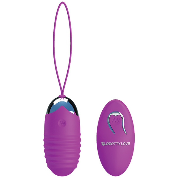 Pretty Love Jessica 12 Function Egg Vibrator - Fuchsia - Image 3