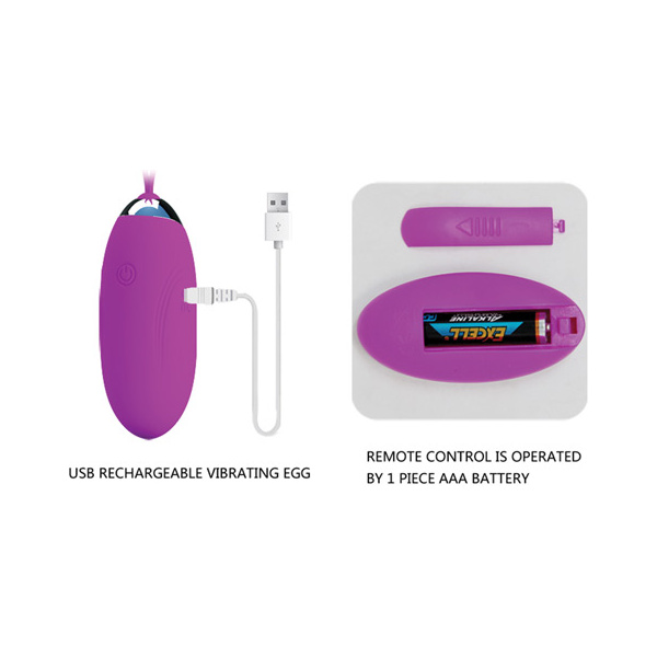 Pretty Love Jenny Remote Control Bullet Vibe - Fuchsia - Image 2