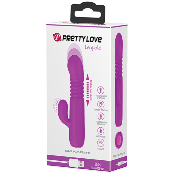 Pretty Love Leopold Mini Thruster Vibe - Fuchsia