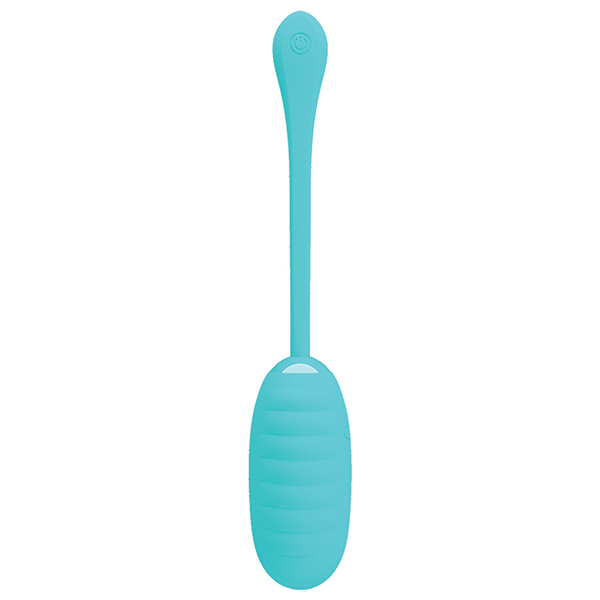 Pretty Love Kirk Liquid Silicone Remote Egg - Turquoise - Image 4