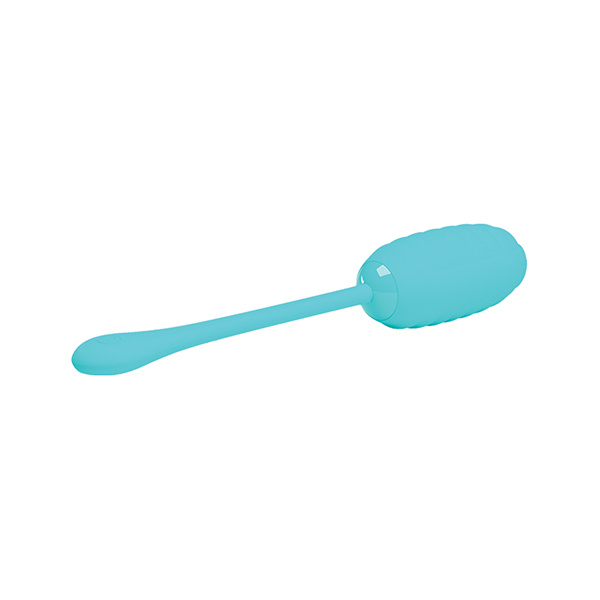 Pretty Love Kirk Liquid Silicone Remote Egg - Turquoise - Image 3