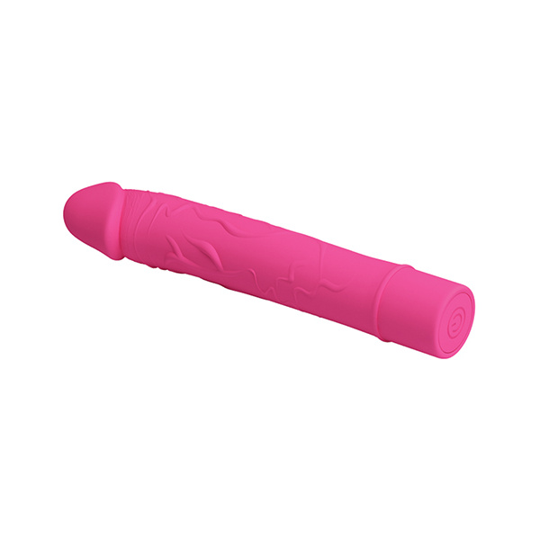 Pretty Love Vic G-Spot Vibrating Dildo - Magenta - Image 2