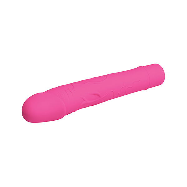 Pretty Love Vic G-Spot Vibrating Dildo - Magenta - Image 3