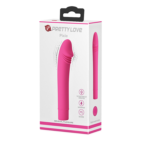 Pretty Love Pixie Silicone Mini Vibrator - Pink