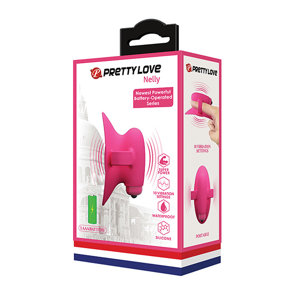 Pretty Love Nelly Finger Battery Vibe - Pink