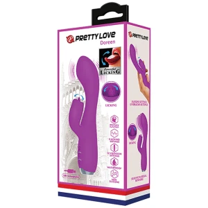Pretty Love Gloria Licking Rabbit - Fuchsia