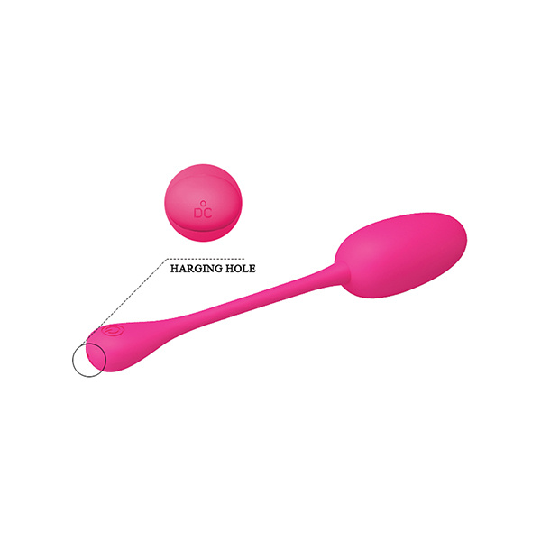 Pretty Love Knucker Remote Egg Vibe - Neon Pink - Image 2