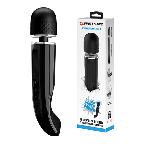 Pretty Love 9.4" Charming Massager - Black