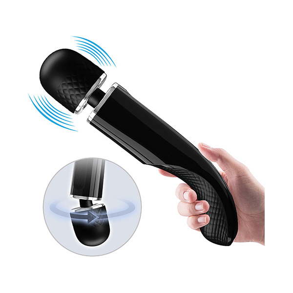 Pretty Love 9.4" Charming Massager - Black - Image 4