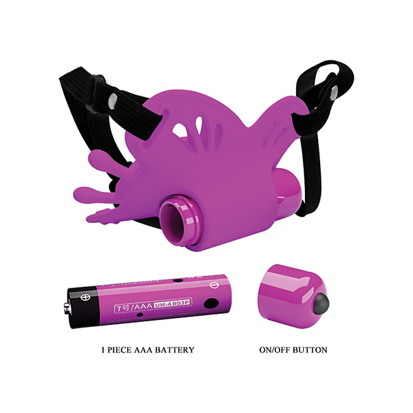 Pretty Love Sloane Battery Powered Clit Stim - Fuchsia - Image 4