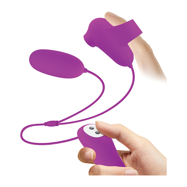Pretty Love Suction & Vibro Bullets - Fuchsia - Image 3