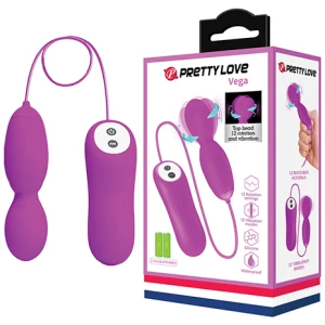 Pretty Love Vega Rotating Head Mini Wand - Fuchsia