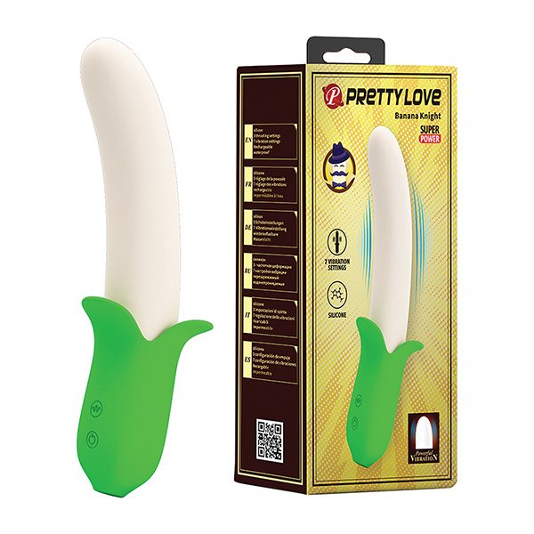 Pretty Love Banana Knight Vibrator - Green