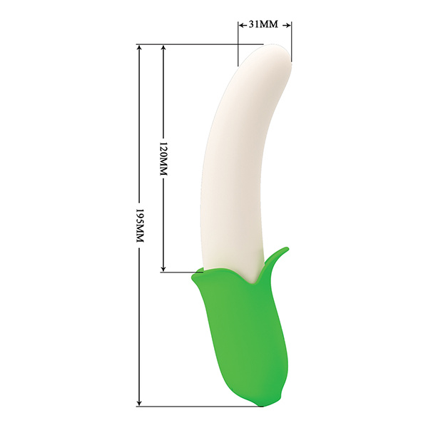 Pretty Love Banana Knight Vibrator - Green - Image 4