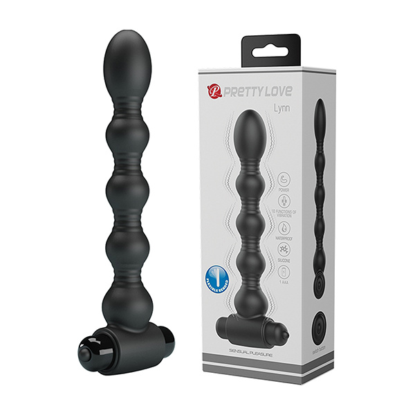 Pretty Love Lynn Vibrating Beads - Black