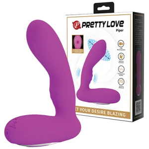 Pretty Love Piper Double Pulsation Vibe - Fuchsia