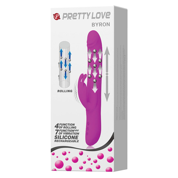 Pretty Love Byron Thrusting Rabbit - Fuchsia