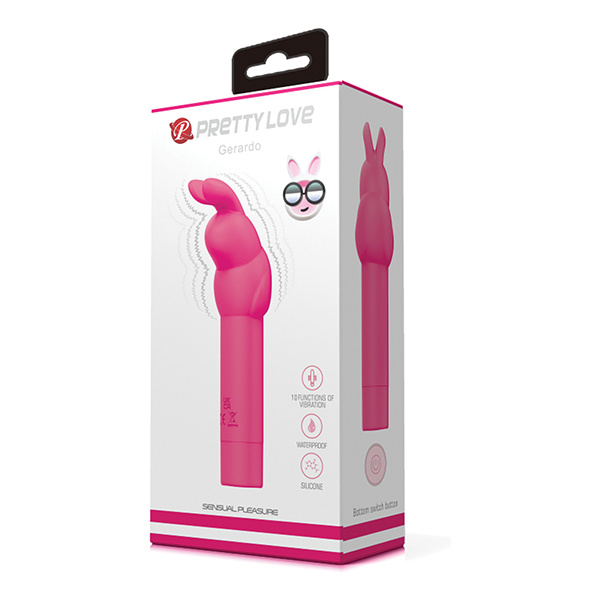 Pretty Love Gerardo Bunny Vibrator - Hot Pink - Image 4