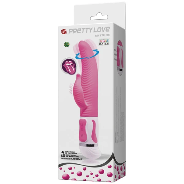 Pretty Love Antoine Twisting Rabbit - Pink