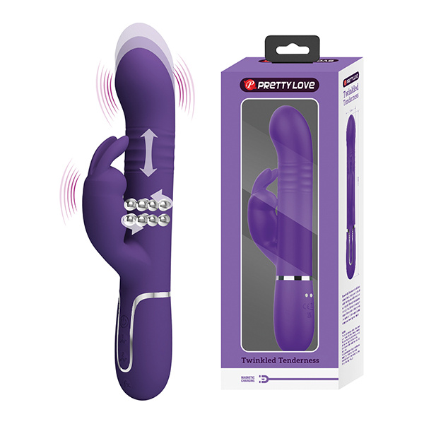 Pretty Love Twinkled Tenderness Coale Thrusting Rabbit - Purple