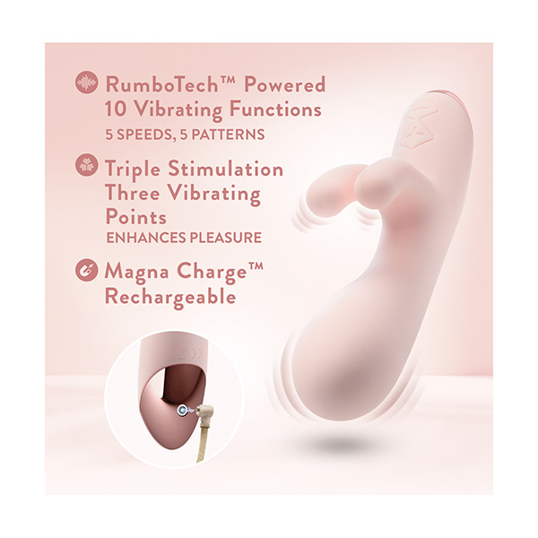 Blush Elora Rabbit Vibrator - Pink - Image 5