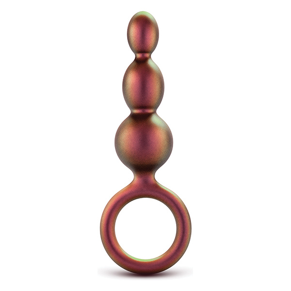 Blush Anal Adventures Matrix Beaded Loop Plug - Copper - Image 4