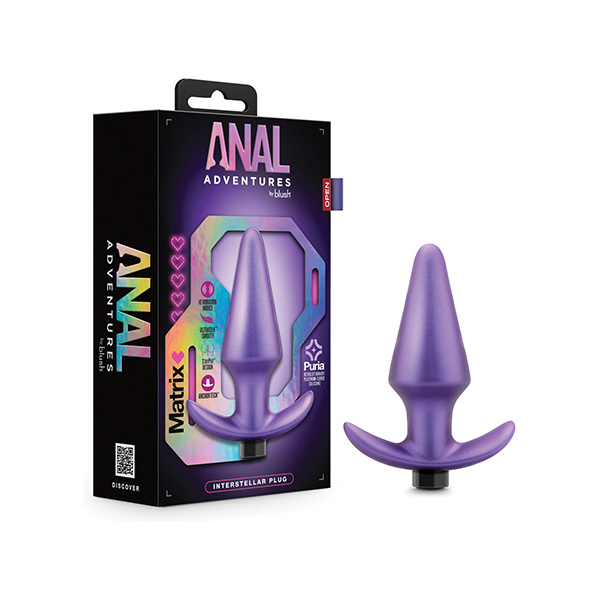 Blush Anal Adventures Matrix Interstellar Plug - Astro Violet - Image 3