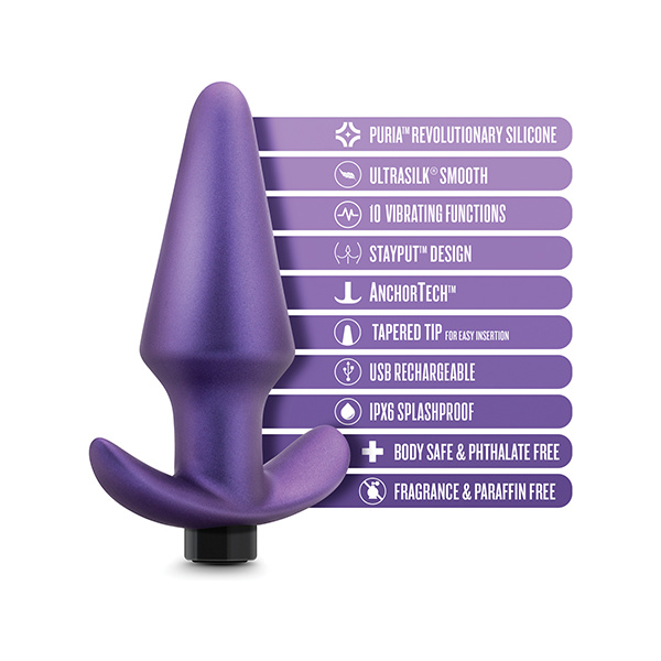 Blush Anal Adventures Matrix Interstellar Plug - Astro Violet - Image 5