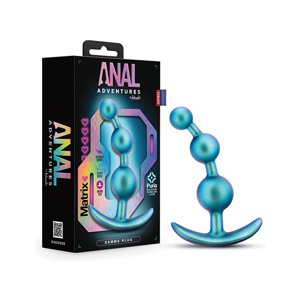 Blush Anal Adventures Matrix Gamma Plug - Teal