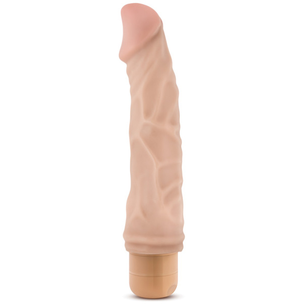 Blush Dr. Skin Vibe 9" Dong #6 - Beige - Image 2