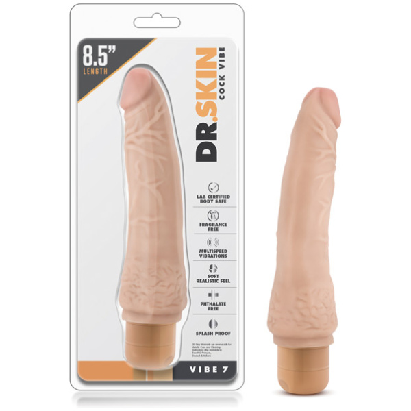 Blush Dr. Skin Vibe 8.5" Dong #7 - Beige