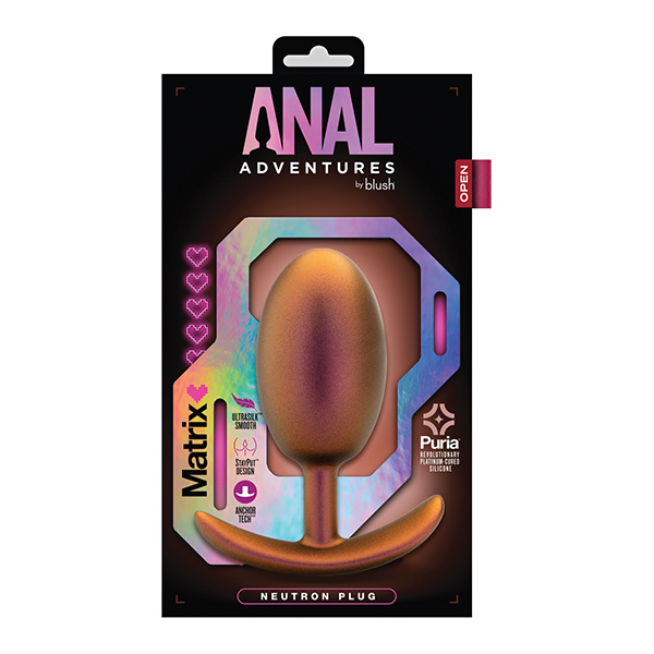 Blush Anal Adventures Matrix Neutron Plug - Copper - Image 4