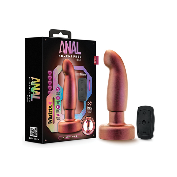 Blush Anal Adventures Matrix Bionic Plug - Cosmic Copper